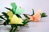 Bahar geliyor: 5 dakika boyunca "Kuş ağaç" origami yapma